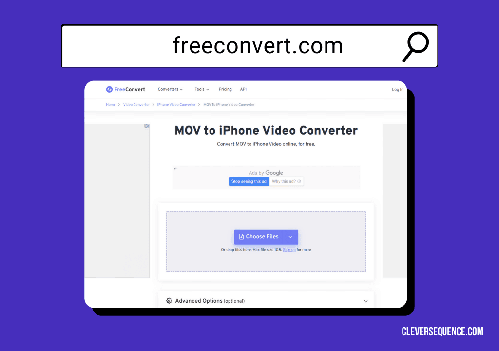 FreeConvert how to convert mov to mp4 on iphone