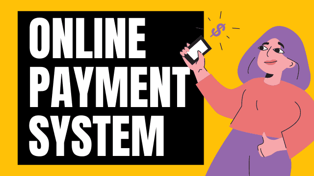 Online Payment System tips person using a phone