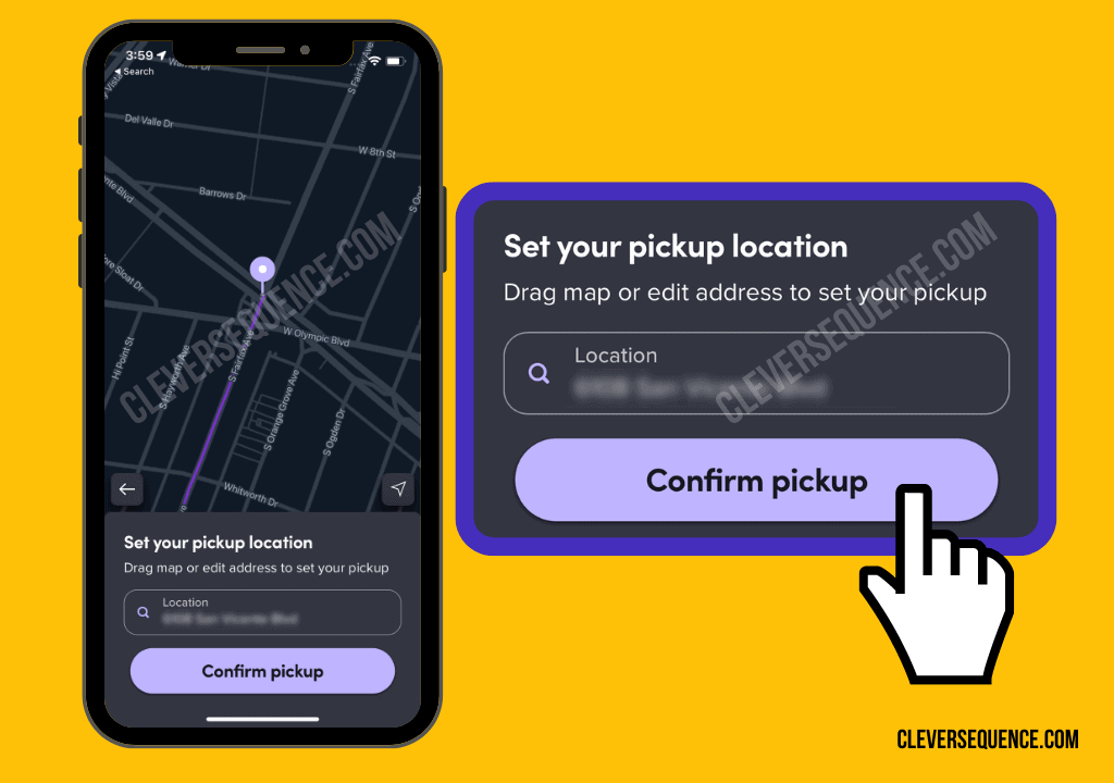 Open the app and Input your destination how reliable is lyft scheduled rides