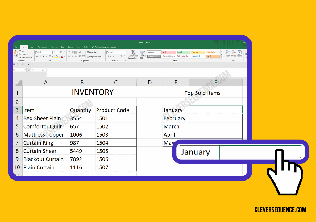 Select the target cell how to copy data from one cell to another in excel using formula