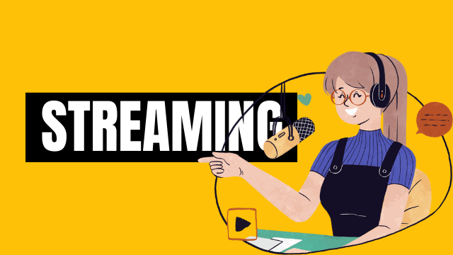 Streaming tips person wearing headphones and streaming