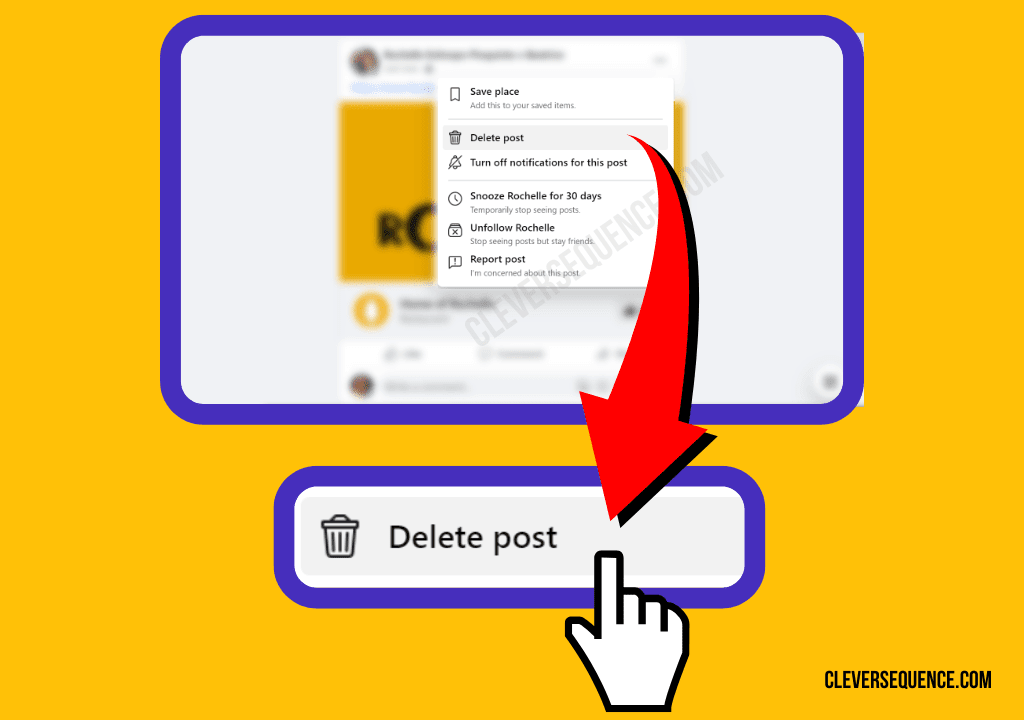 Three icons will appear above the post If you want to delete the post how to approve posts on facebook page