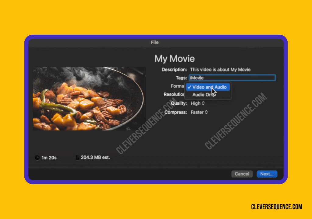 Wait for the Format menu to show up Press Greater Compatibility to convert your movie to an MP4 file type mov file to mp4 converter