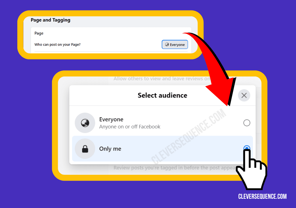 You can then click on the forbidden icon and select Allow on page to automatically approve visitor posts