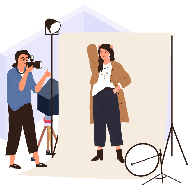 a photographer taking pictures of a model - How to Get Into Modeling With No Experience modeling application photos