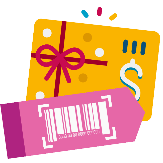 gift card and serial code