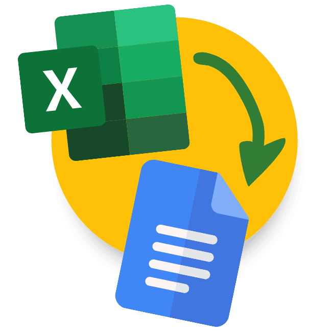 how to convert excel to google docs