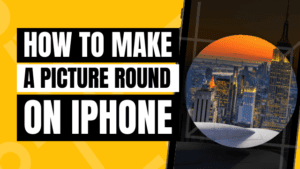 how to crop a picture into a circle on iphone
