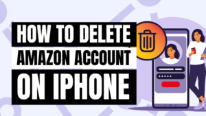 how to delete amazon account on iphone