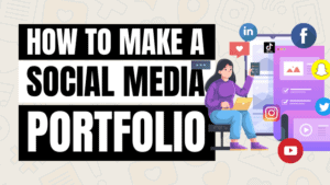 how to make a social media portfolio