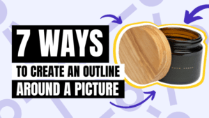 how to make an outline of a picture