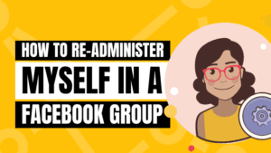 i accidentally removed myself as an admin on facebook page
