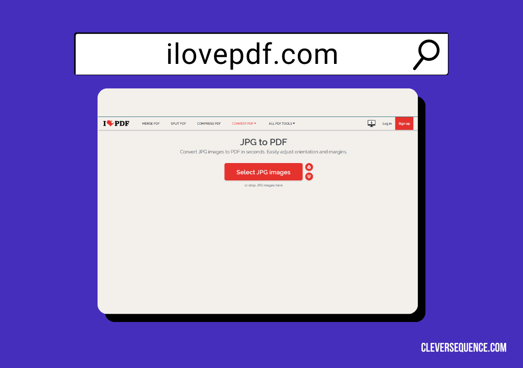 ilovepdf how to print an image on multiple pages