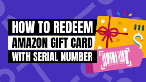 redeem amazon gift card with serial number