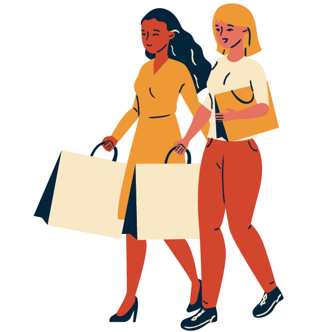 two people shopping