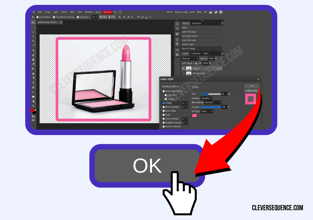 Click Okay how to make an outline of a picture