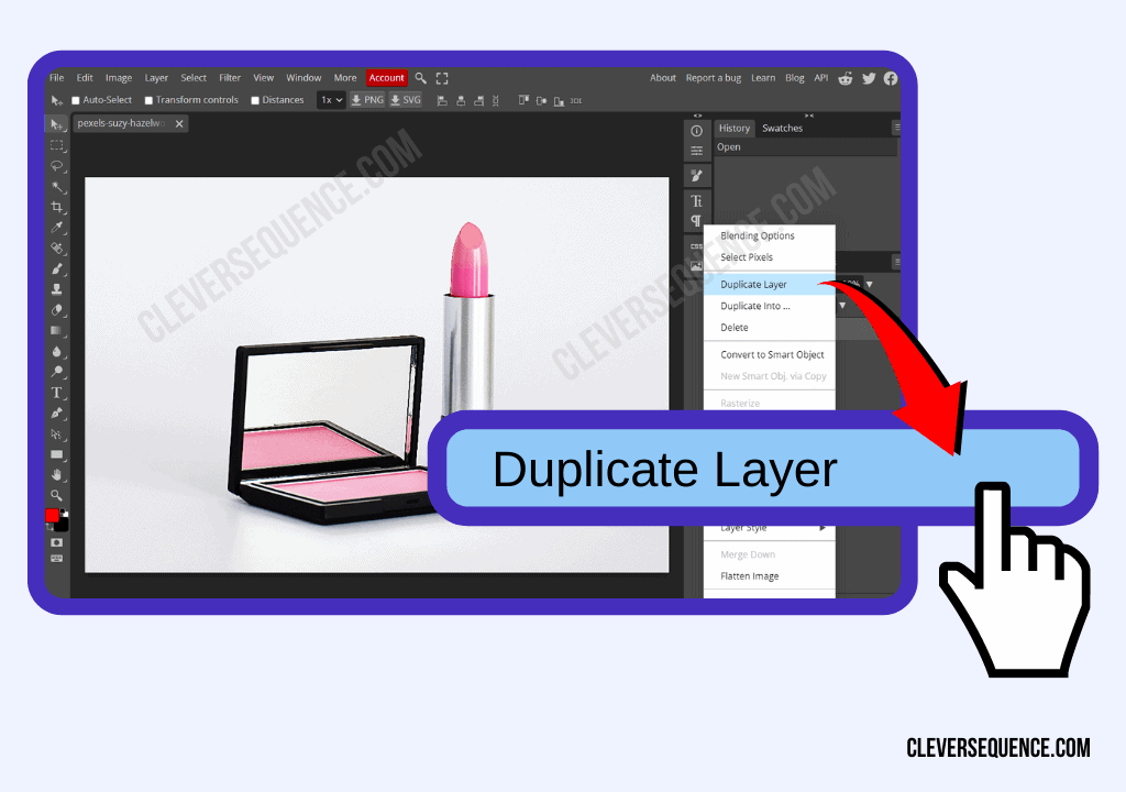 Duplicate layer how to make an outline of a picture