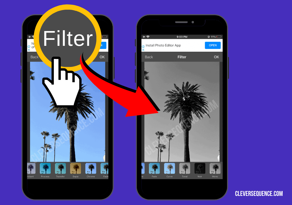 Edit the photo as needed You can add a filter how to crop a picture into a circle in word