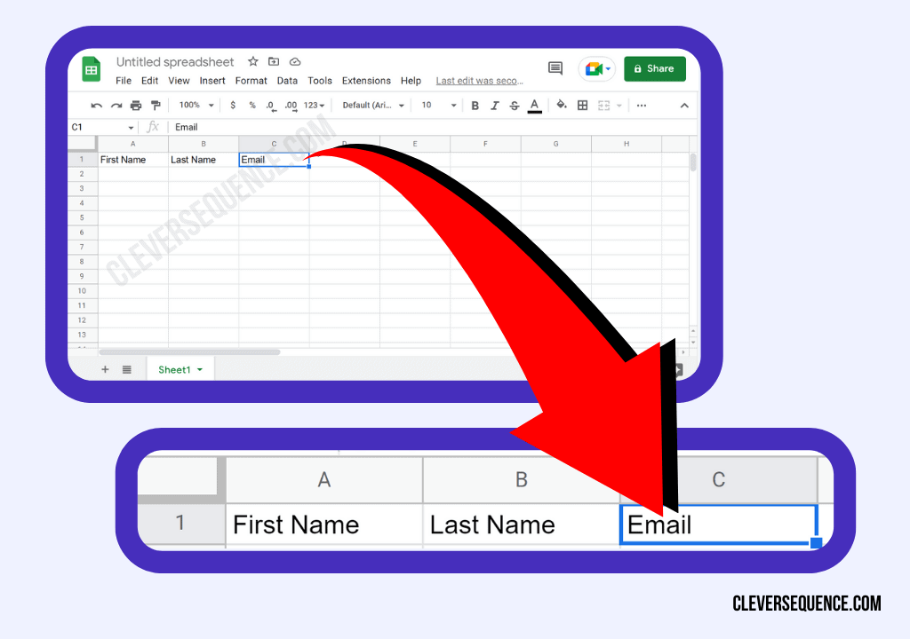 Make column headers in the first row of your document how to do a mail merge in gmail