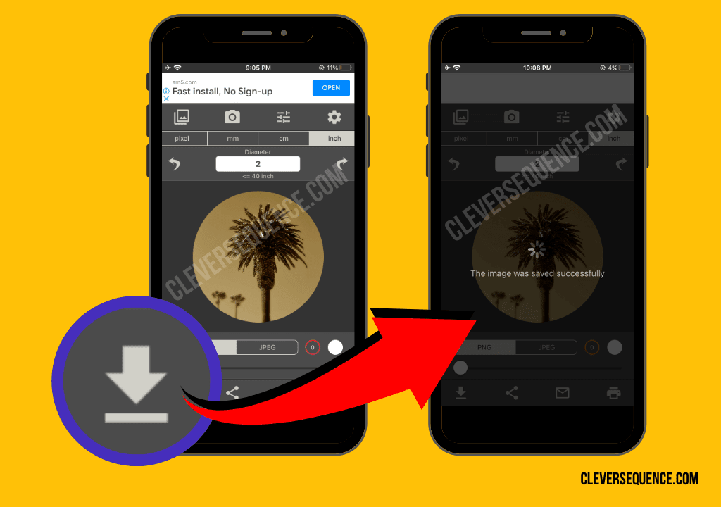 Save or share your image as needed crop pictures into custom shapes