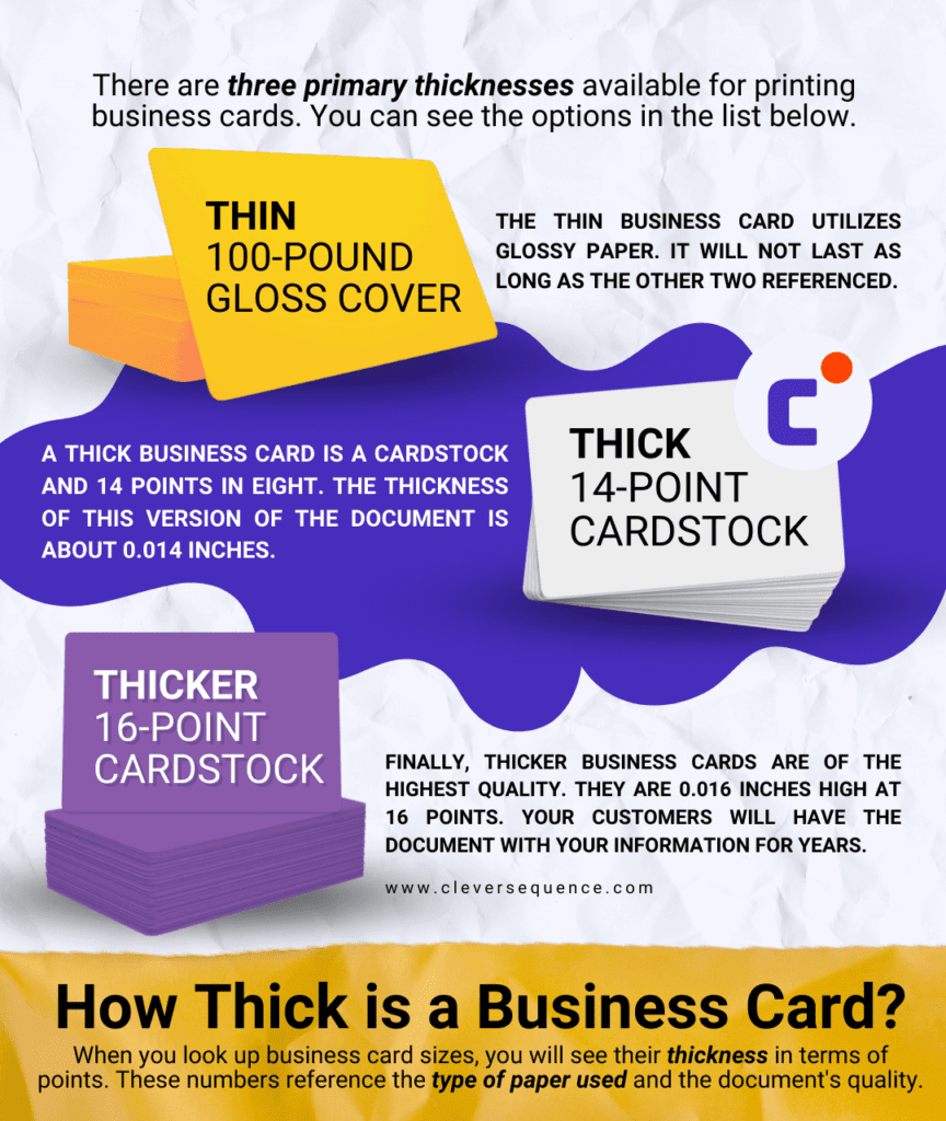 how to print business cards from canva How Thick is a Business Card