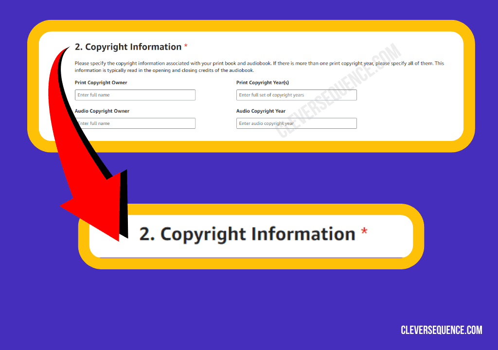 Provide copyright information about the audiobook