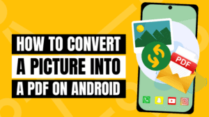 how to turn a picture into a pdf on android
