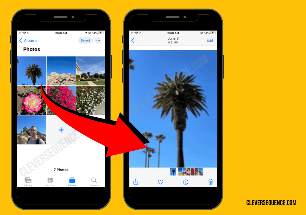 Open the Photos app on your iPhone how to make a blurry picture clear online