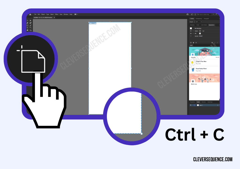 Find the Artboard Tool on the menu on the left You can also press Shift cero on the keyboard to access this feature
