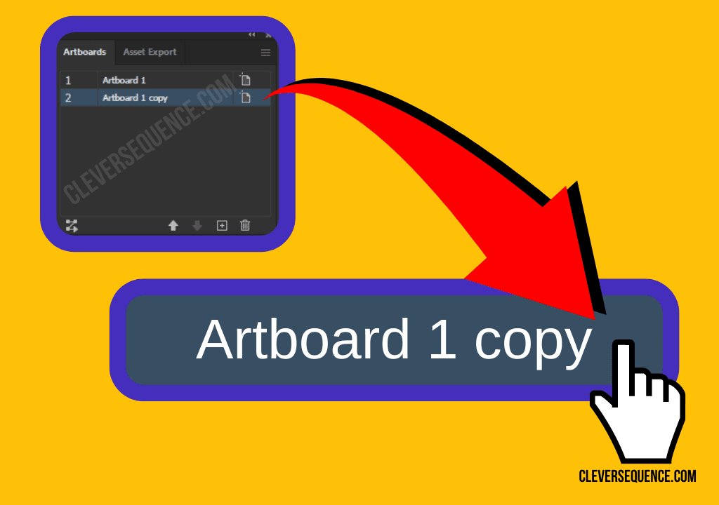 Press Duplicate Artboards how to copy artboard in illustrator